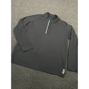 Stio 1/4 Zip Pullover Men's 2XL Gray Nylon Performance Outdoor Gorpcore Stretch